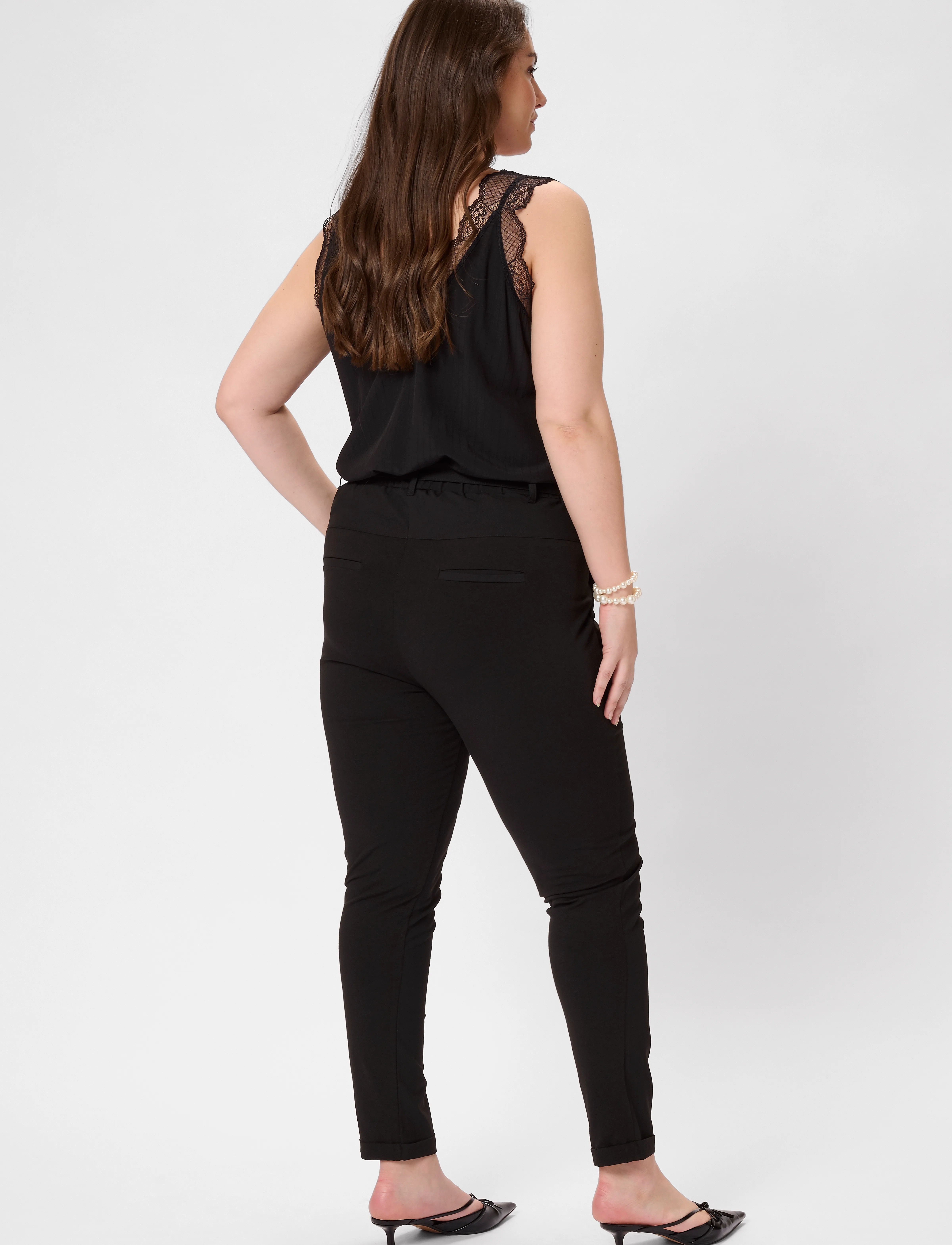 KAFFE CURVE Kcjia Belt Pants kostymbyxor dam – bild 3