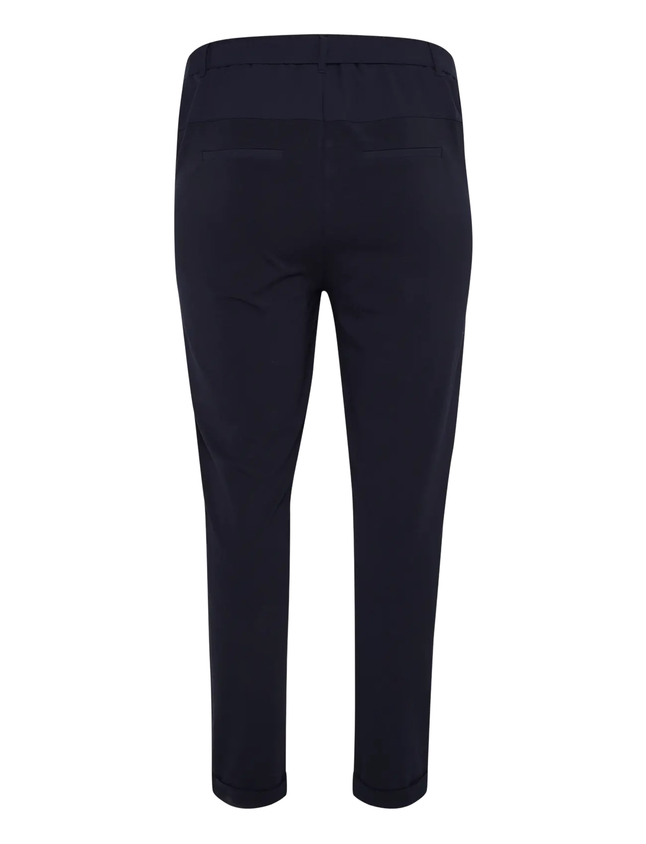 Kaffe Curve - KCjia Belt Pants - slim fit trousers - midnight marine - 2