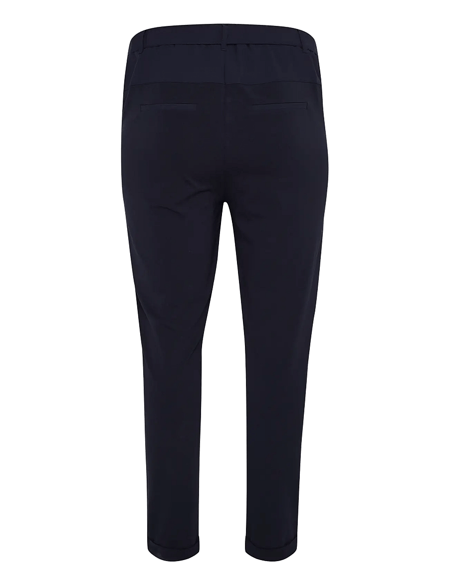 Kaffe Curve - KCjia Belt Pants - slim fit bukser - midnight marine - 2