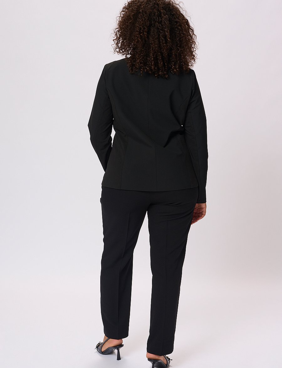 Kaffe Curve - KCjia Blazer - single breasted blazers - black deep - 4