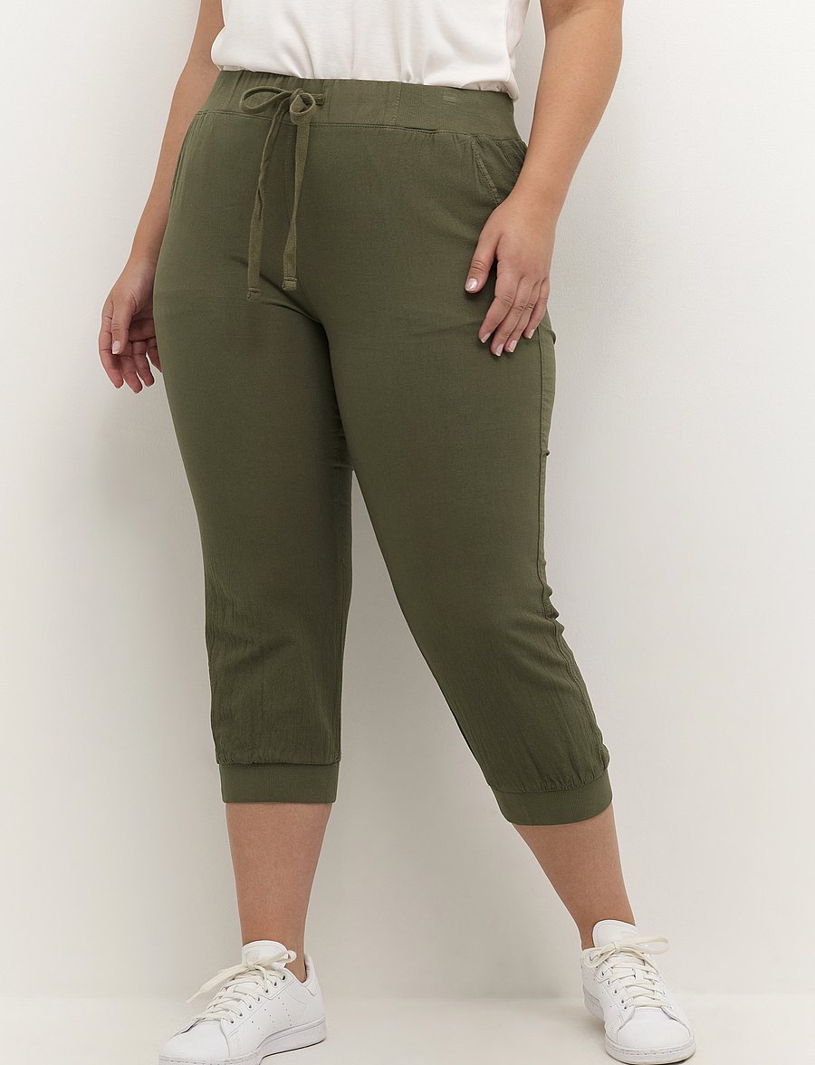 Kaffe Curve - KCnana Capri Pants - capri bukser - grape leaf - 0