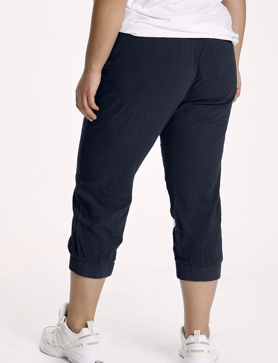 Kaffe Curve - KCnana Capri Pants - capri byxor - midnight marine - 4