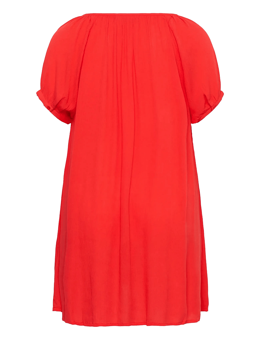 Kaffe Curve - KCami SS Tunic - tunics - poppy red - 2