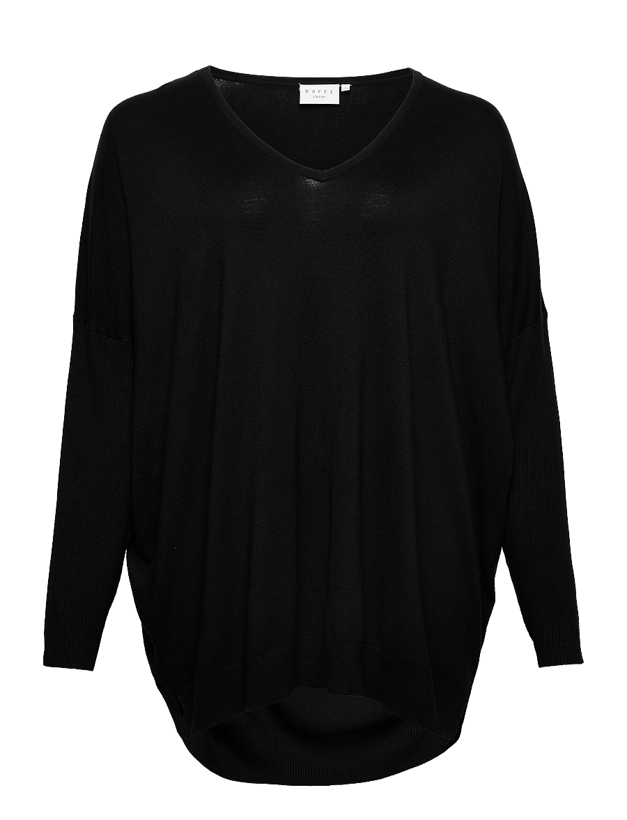 Kaffe Curve - KCmachi Knit Pullover - pullover - black deep - 1