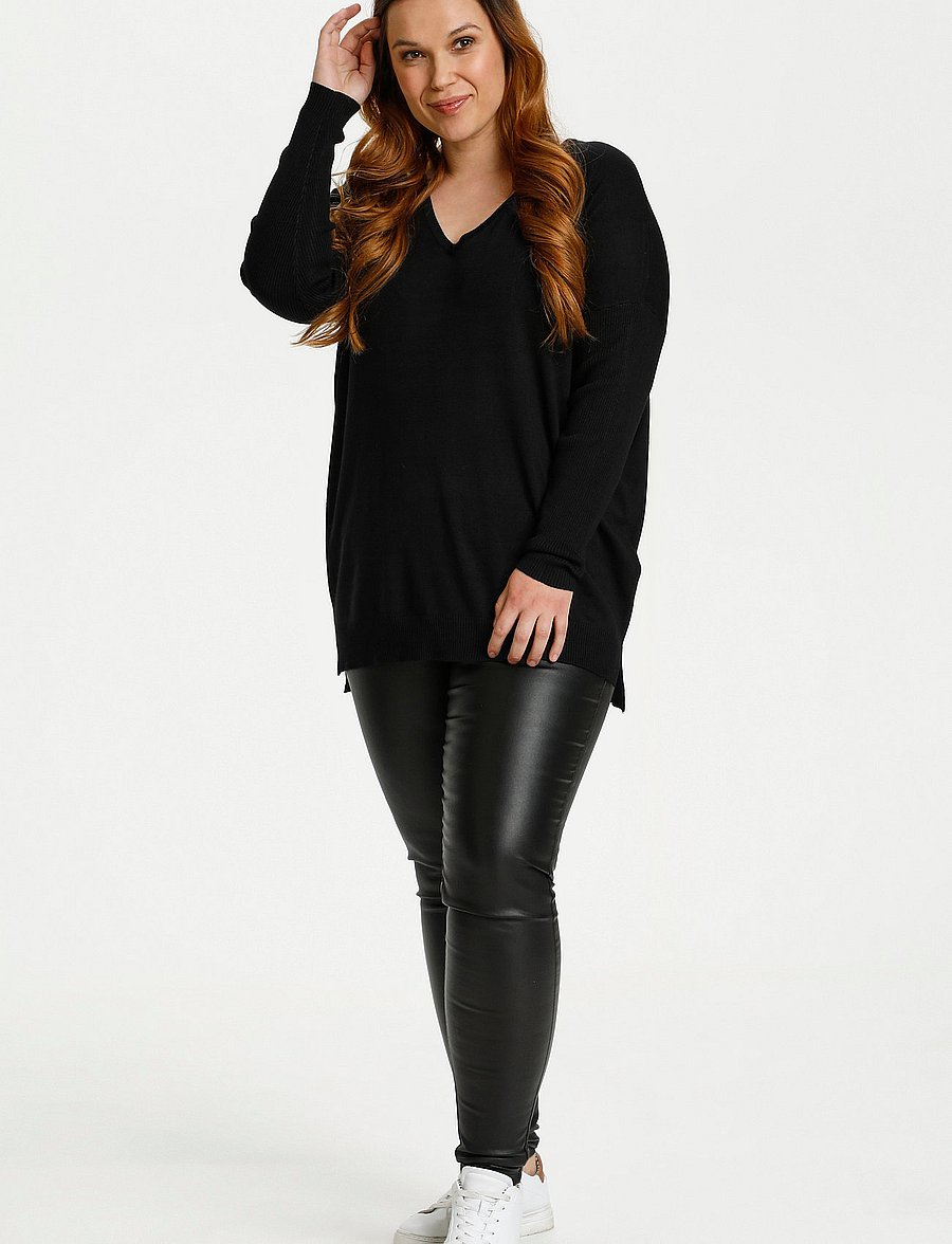 Kaffe Curve - KCmachi Knit Pullover - pullover - black deep - 3