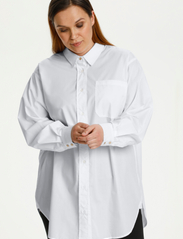 Kaffe Curve - KClone Shirt - pikkade varrukatega särgid - optical white - 2