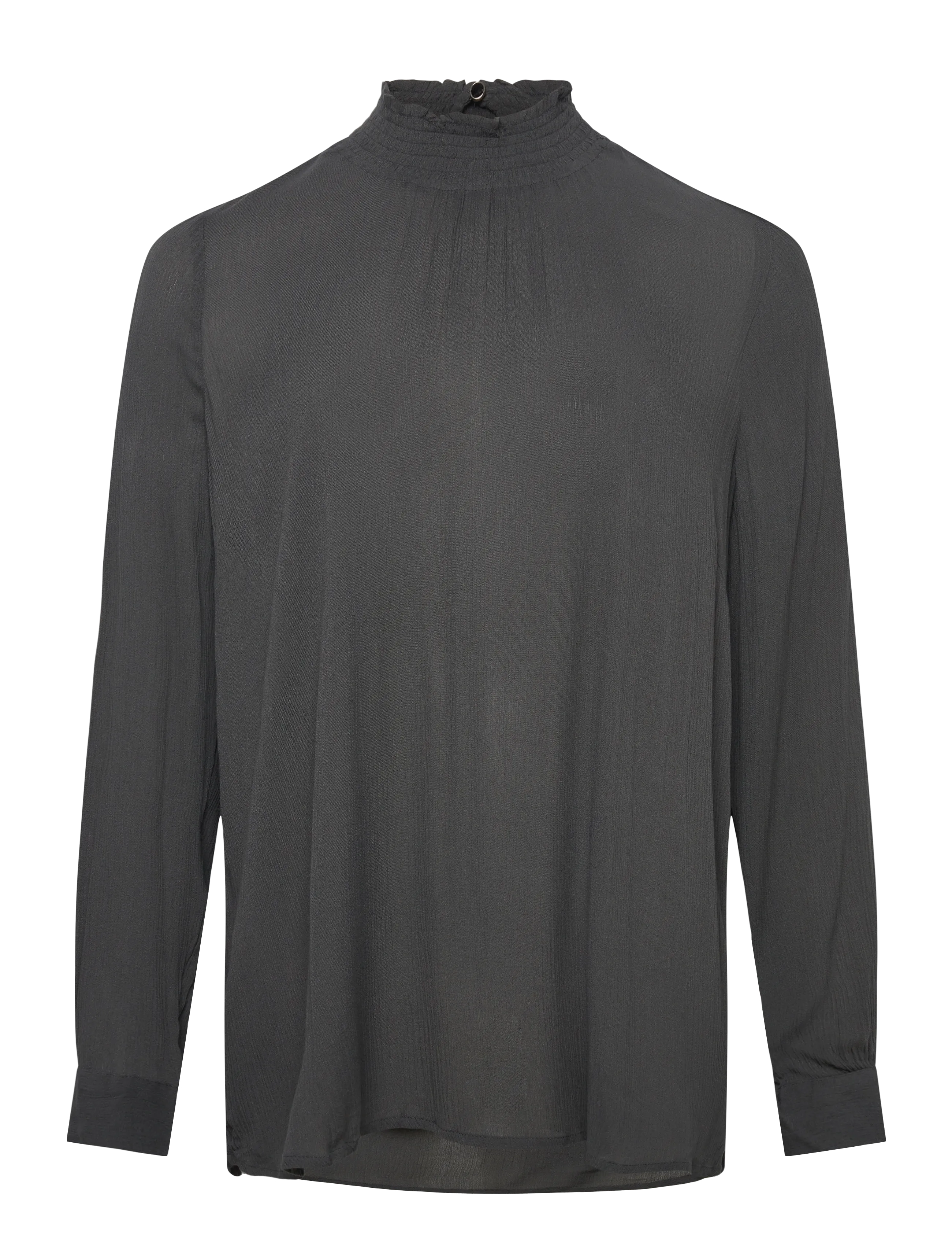 Kaffe Curve Kctrudi Blouse, 44, Grey, Bluser > Langærmede, Dame