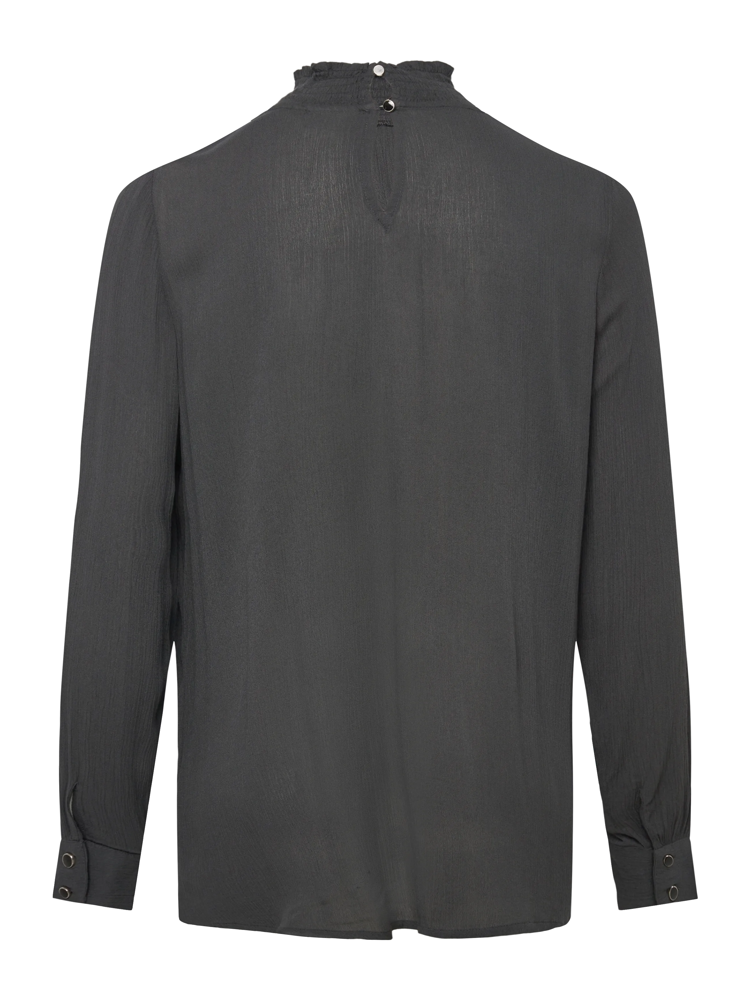 Kaffe Curve - KCtrudi Blouse - pikkade varrukatega pluusid - black oyster - 1