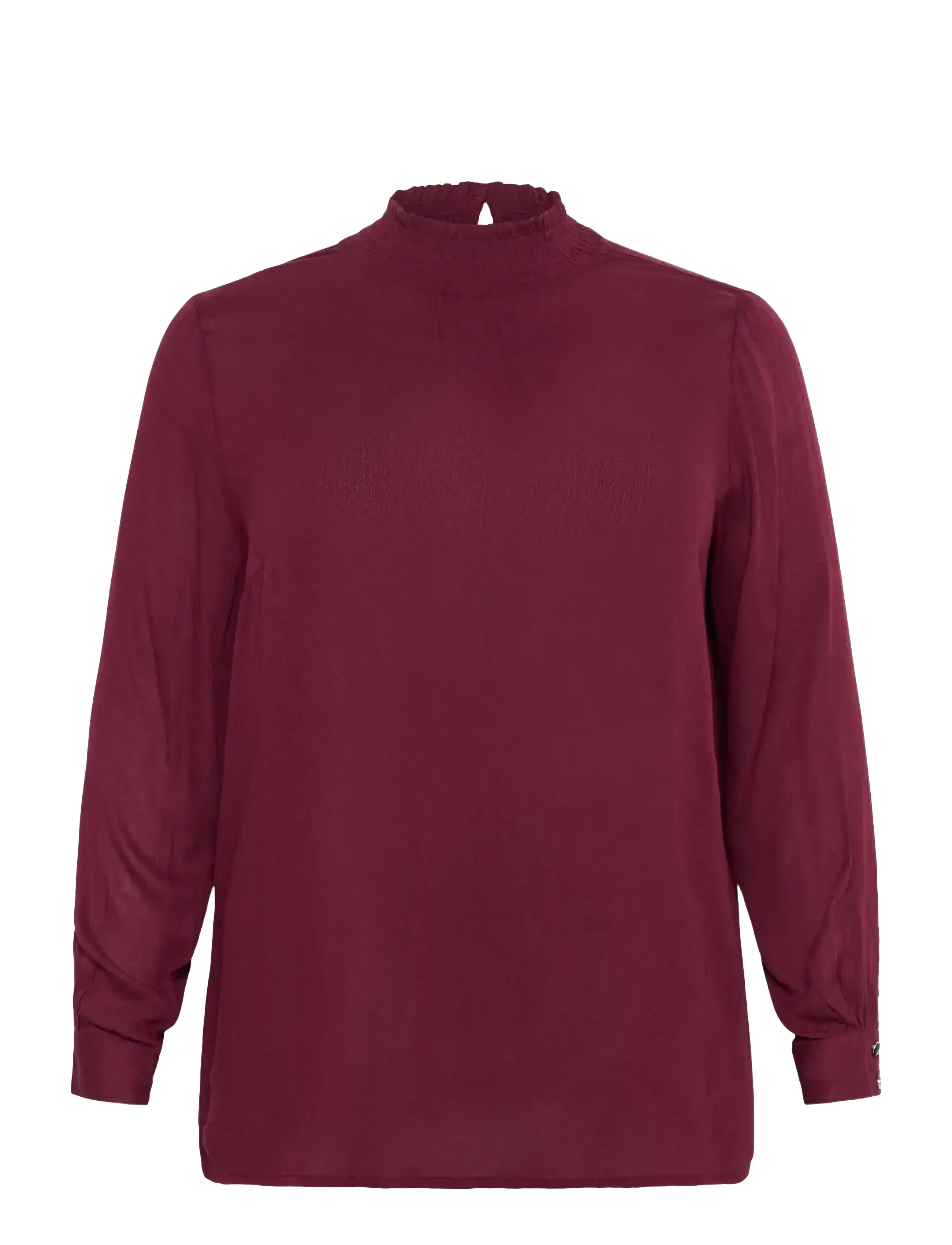 Kaffe Curve KCtrudi Blouse - Bluser - WINDSOR WINE / red