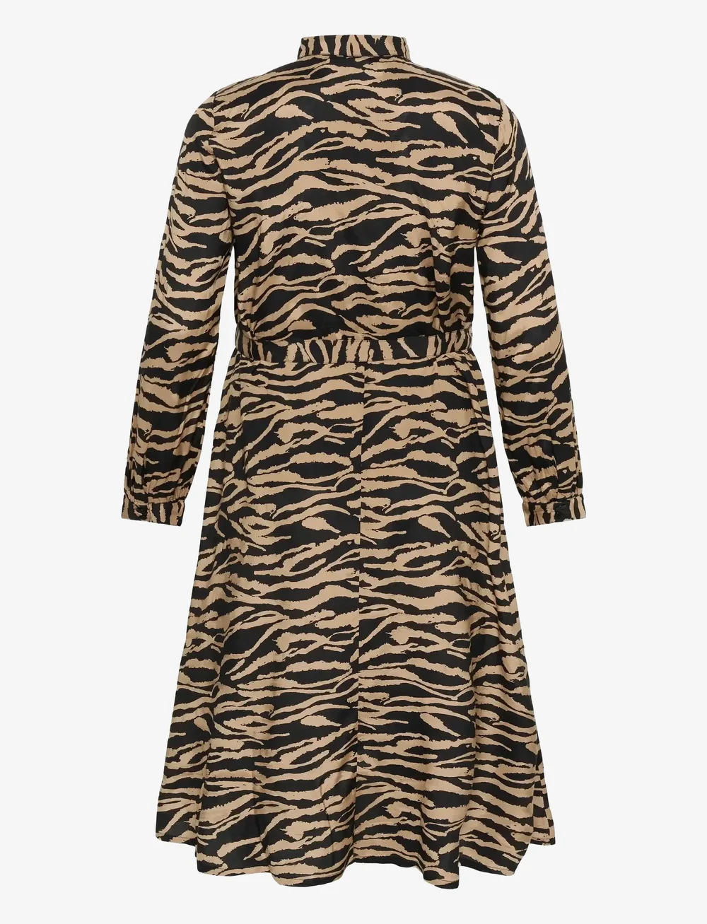 Kaffe Curve - KColivia Dress - sukienki koszulowe - black deep/nomad print - 2