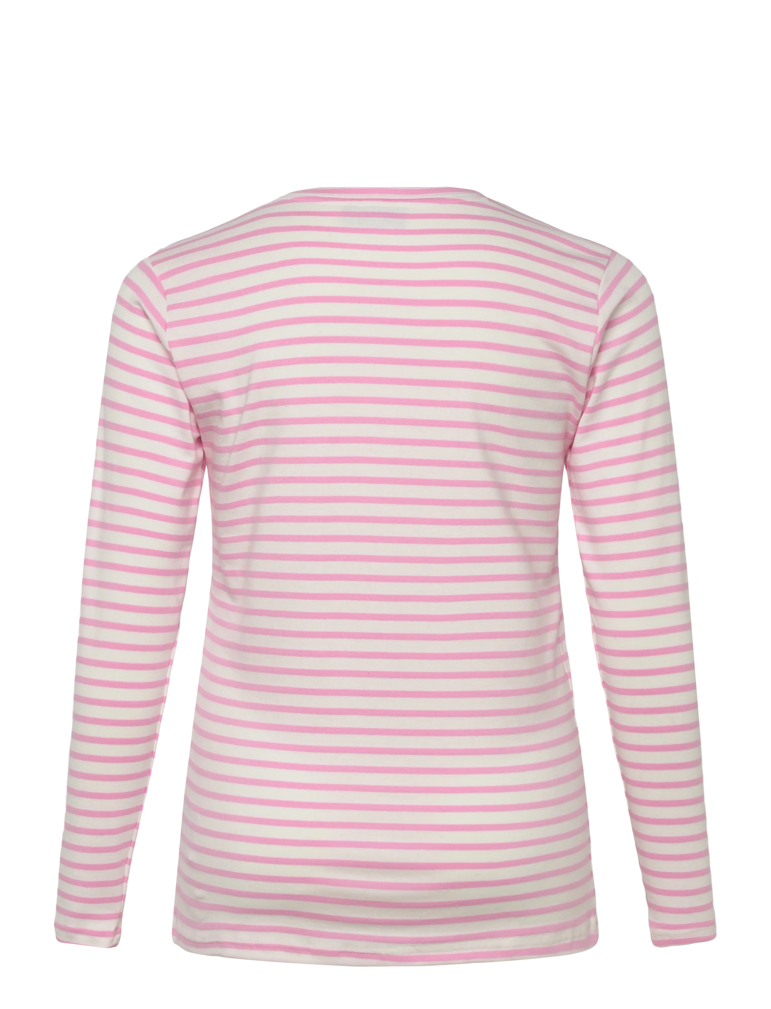 Kaffe Curve - KClia T-Shirt - langärmlige tops - chalk/pink - poppy red heart - 1