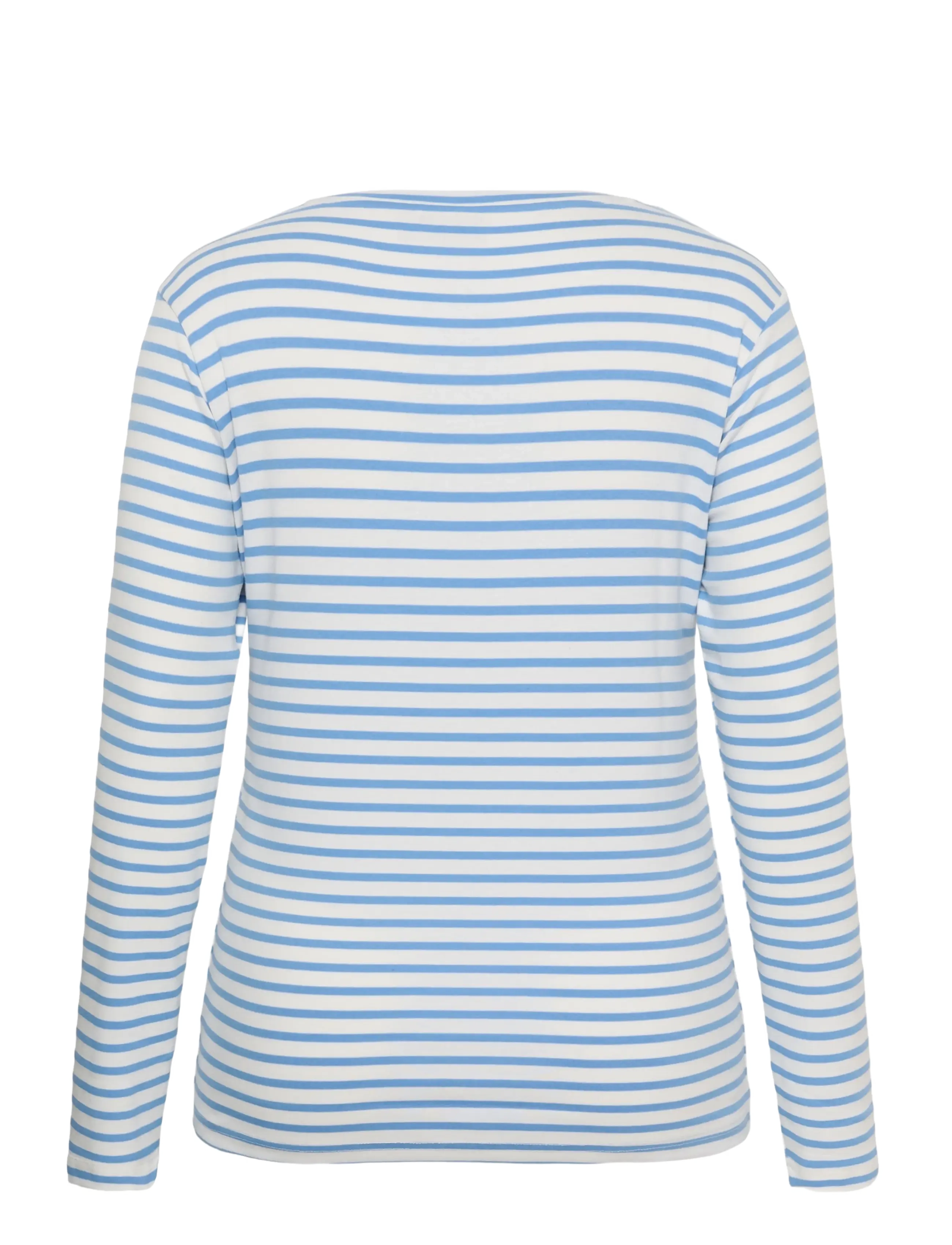 Kaffe Curve - KClia T-Shirt - langærmede toppe - chalk/provence - fudge heart - 1