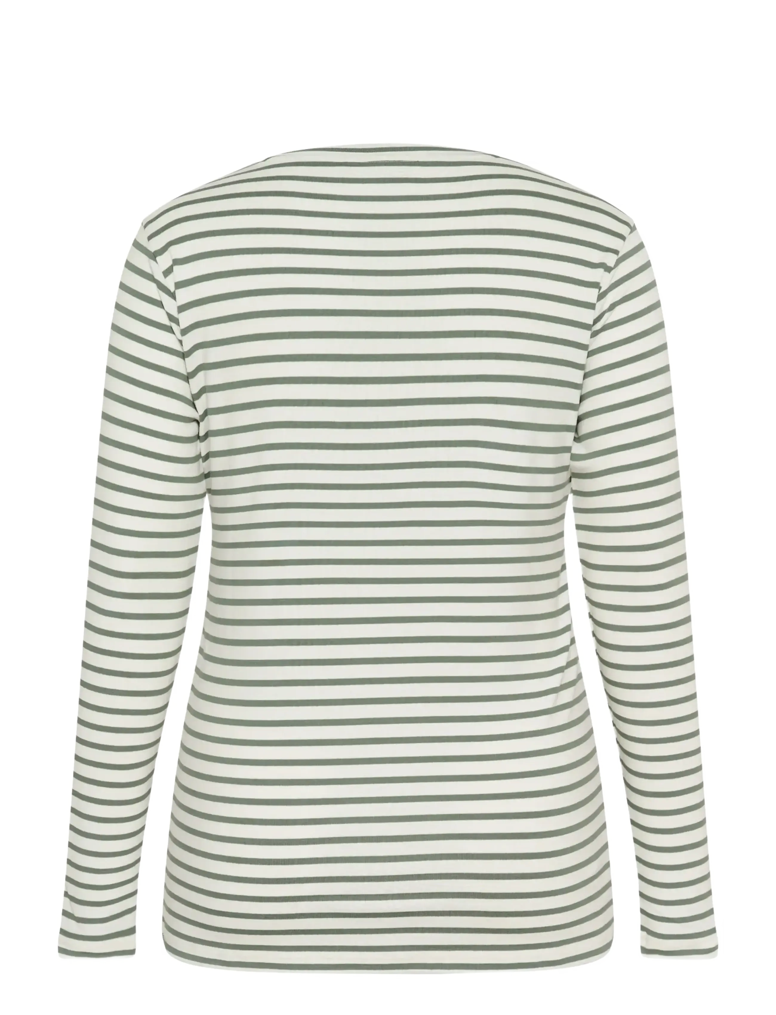 Kaffe Curve - KClia T-Shirt - pikkade varrukatega alussärgid - chalk/sea spray -black heart - 2