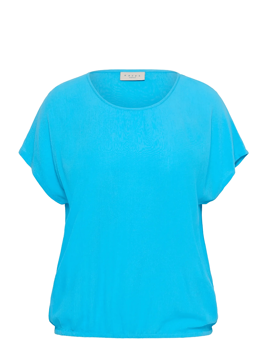 Kaffe Curve - KCami Stanley SS - t-shirts - aquarius - 1