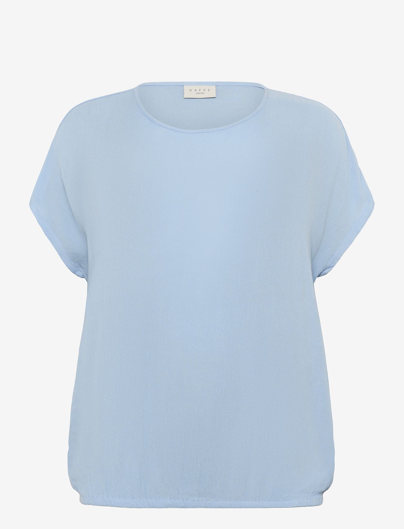 Kaffe Curve - KCami Stanley SS - efterårstøj - soft chambray - 0