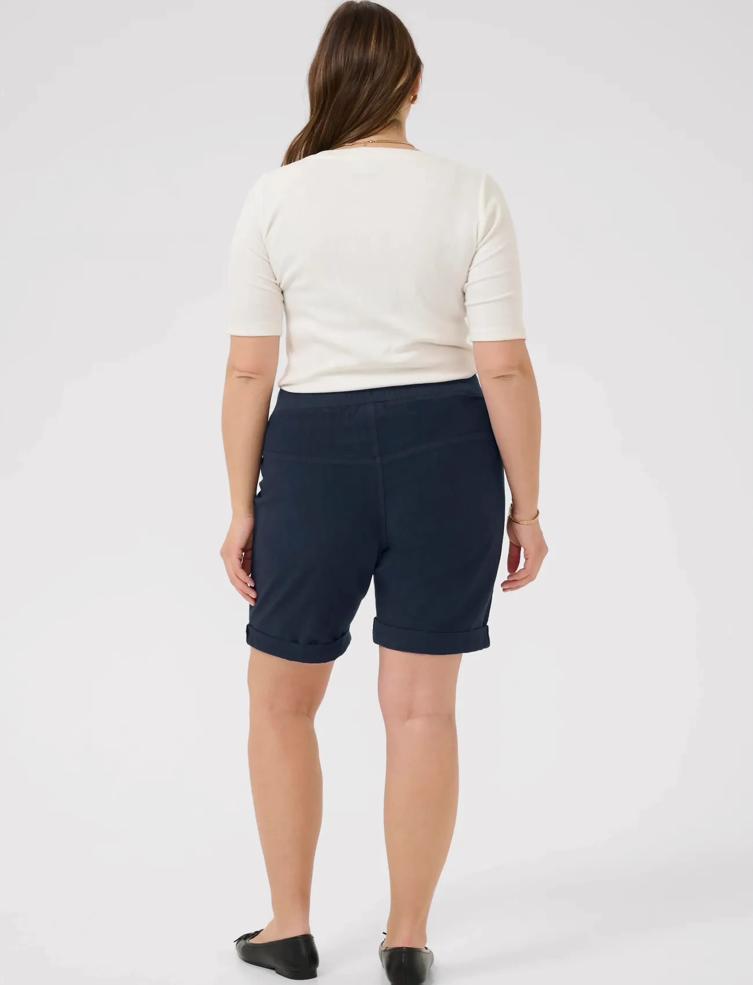 Kaffe Curve - KCnana Shorts - casual shorts - midnight marine - 4