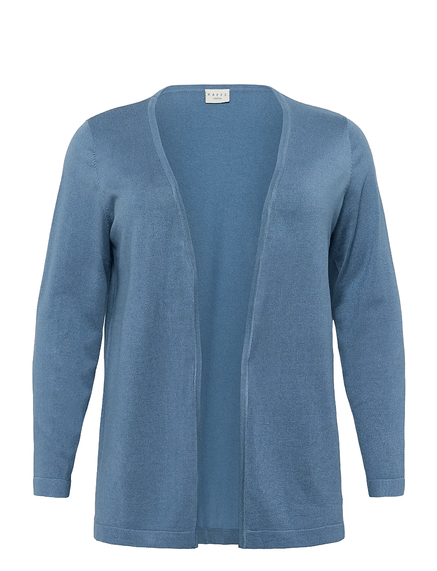Kaffe Curve - KCfarsia Cardigan - swetry rozpinane - bering sea - 1