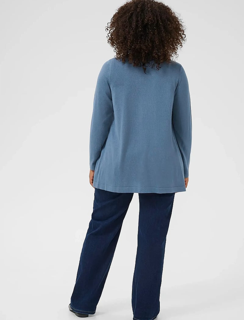 Kaffe Curve - KCfarsia Cardigan - cardigans - bering sea - 4