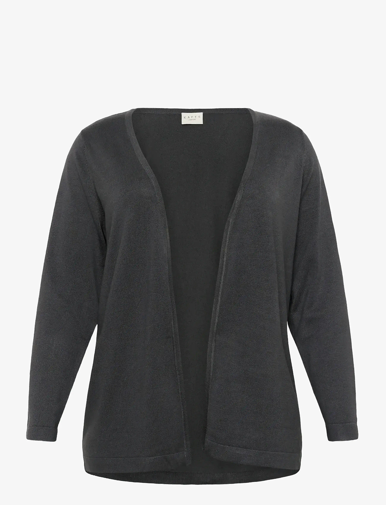 Kaffe Curve - KCfarsia Cardigan - cardigans - black oyster - 1