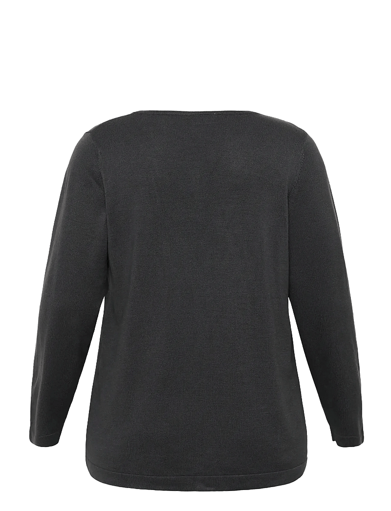 Kaffe Curve - KCfarsia Cardigan - cardigans - black oyster - 2