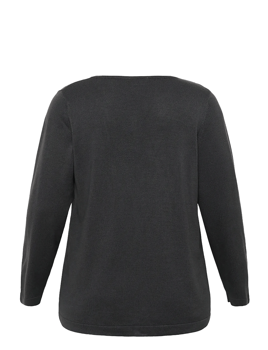 Kaffe Curve - KCfarsia Cardigan - strickjacken - black oyster - 2