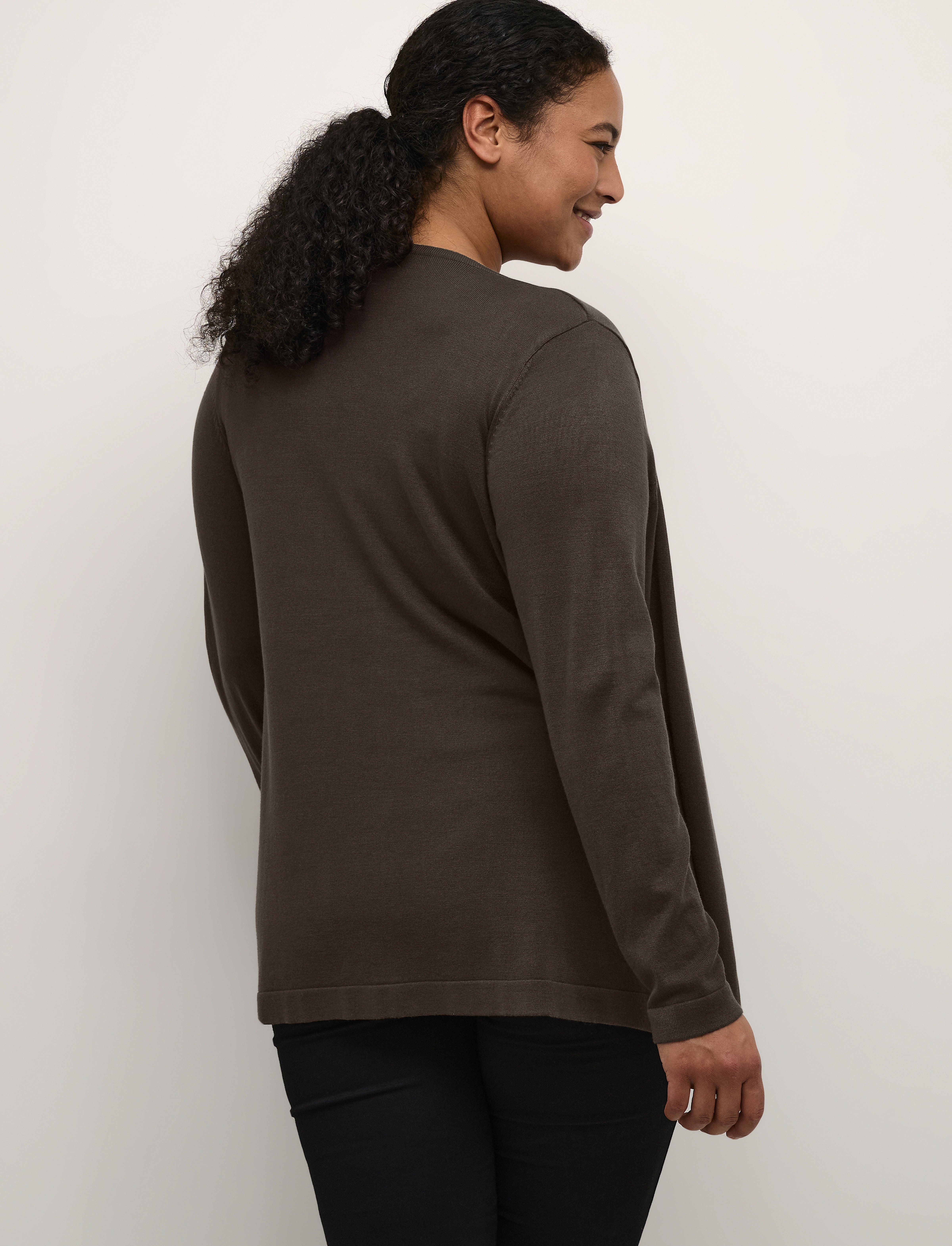 Kaffe Curve - KCfarsia Cardigan - laveste priser - java - 4