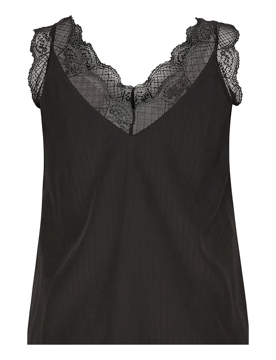 Kaffe Curve - KCjakobine Top - Ärmlösa blusar - black deep - 2
