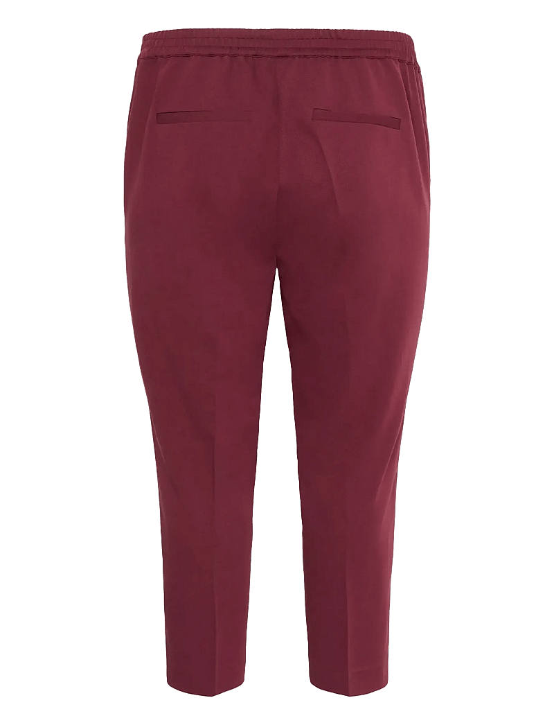 Kaffe Curve - KCsakira Cropped Pants - formell - windsor wine - 2