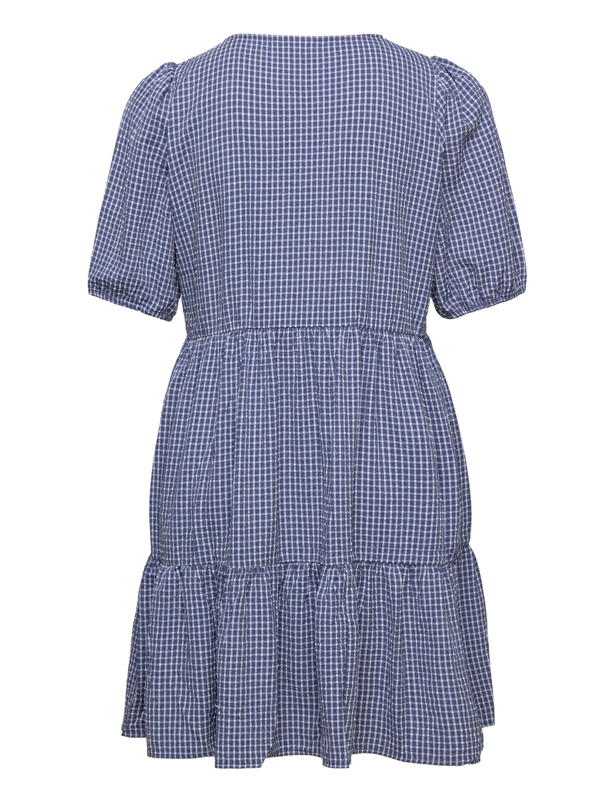 Kaffe Curve - KChemma Dress - blue / chalk small check - 1