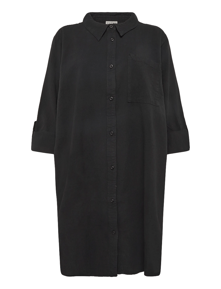 Kaffe Curve - KCnana Shirt Tunic - tuniki - black deep - 0