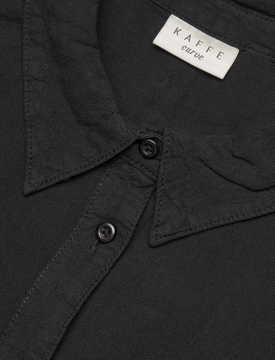Kaffe Curve - KCnana Shirt Tunic - tuniki - black deep - 2