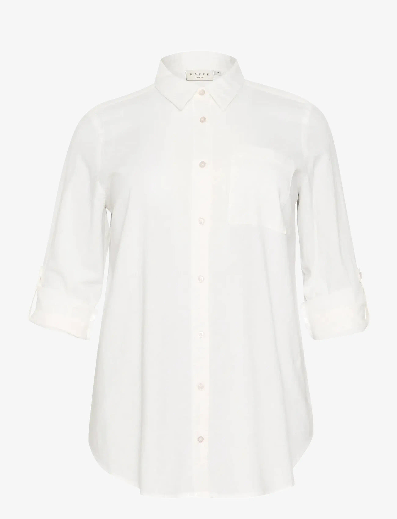 Kaffe Curve - KCnana Shirt Tunic - tunikor - chalk - 1