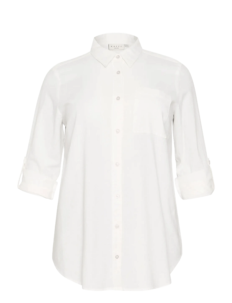 Kaffe Curve - KCnana Shirt Tunic - tuniken - chalk - 1
