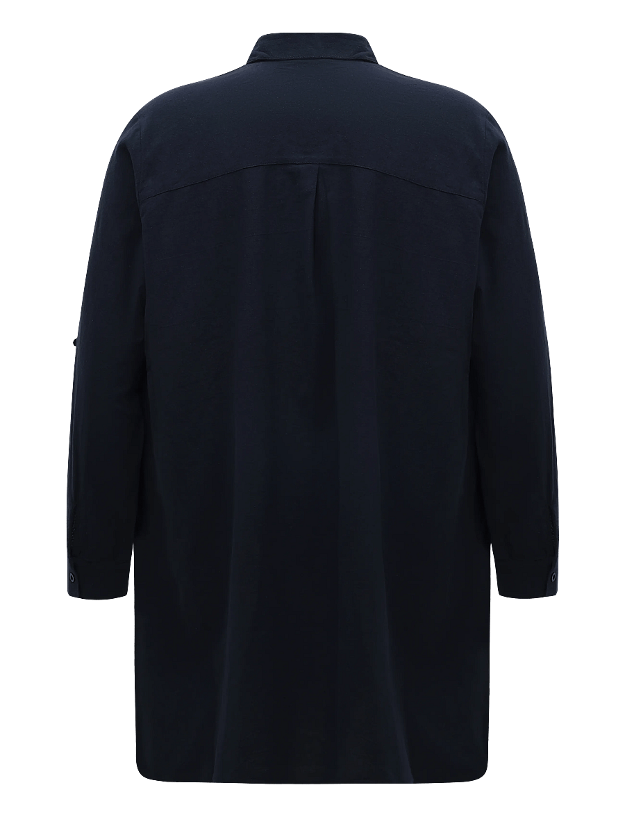 Kaffe Curve - KCnana Shirt Tunic - tuniken - midnight marine - 1