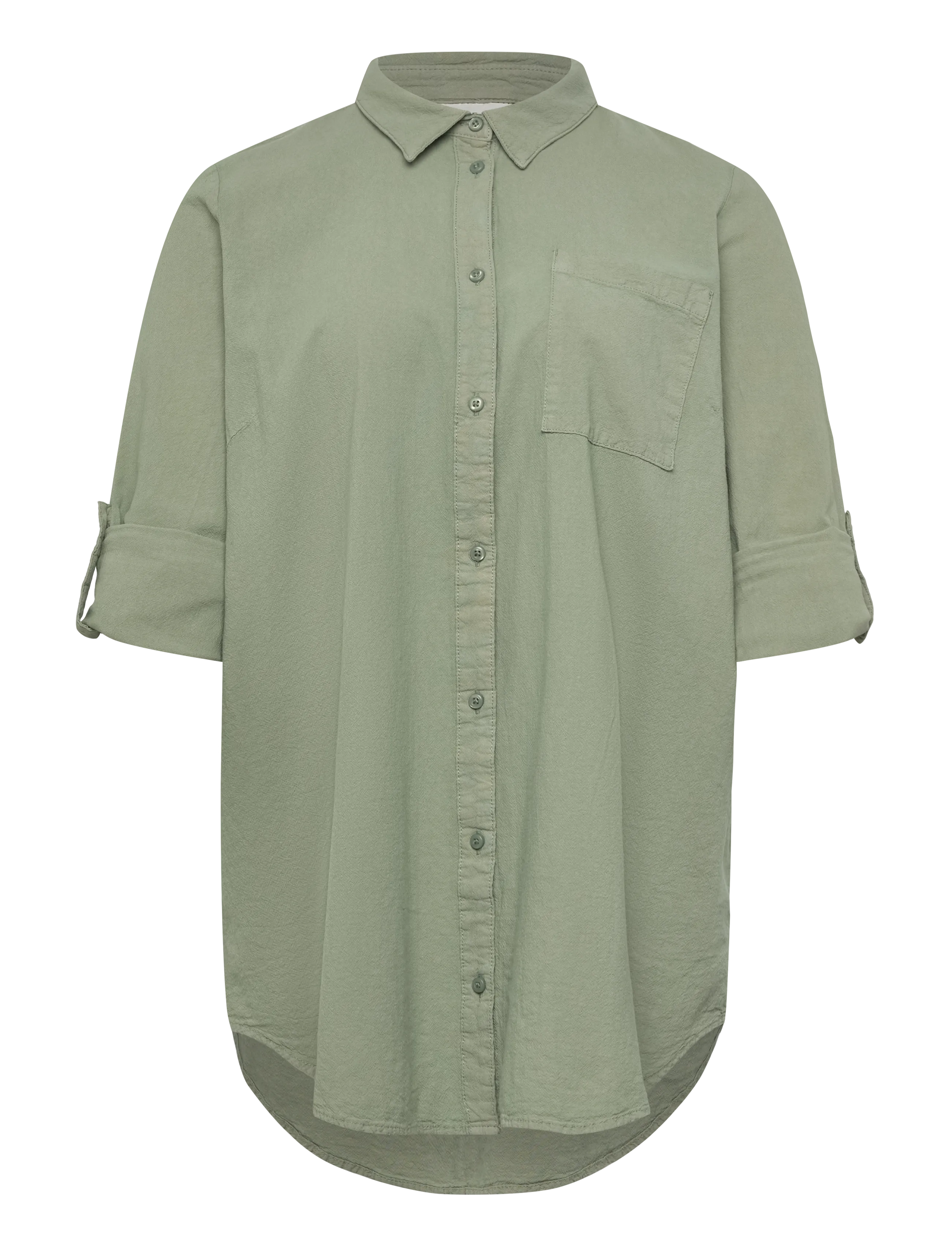 Kaffe Curve - KCnana Shirt Tunic - tuunikad - sea spray - 2