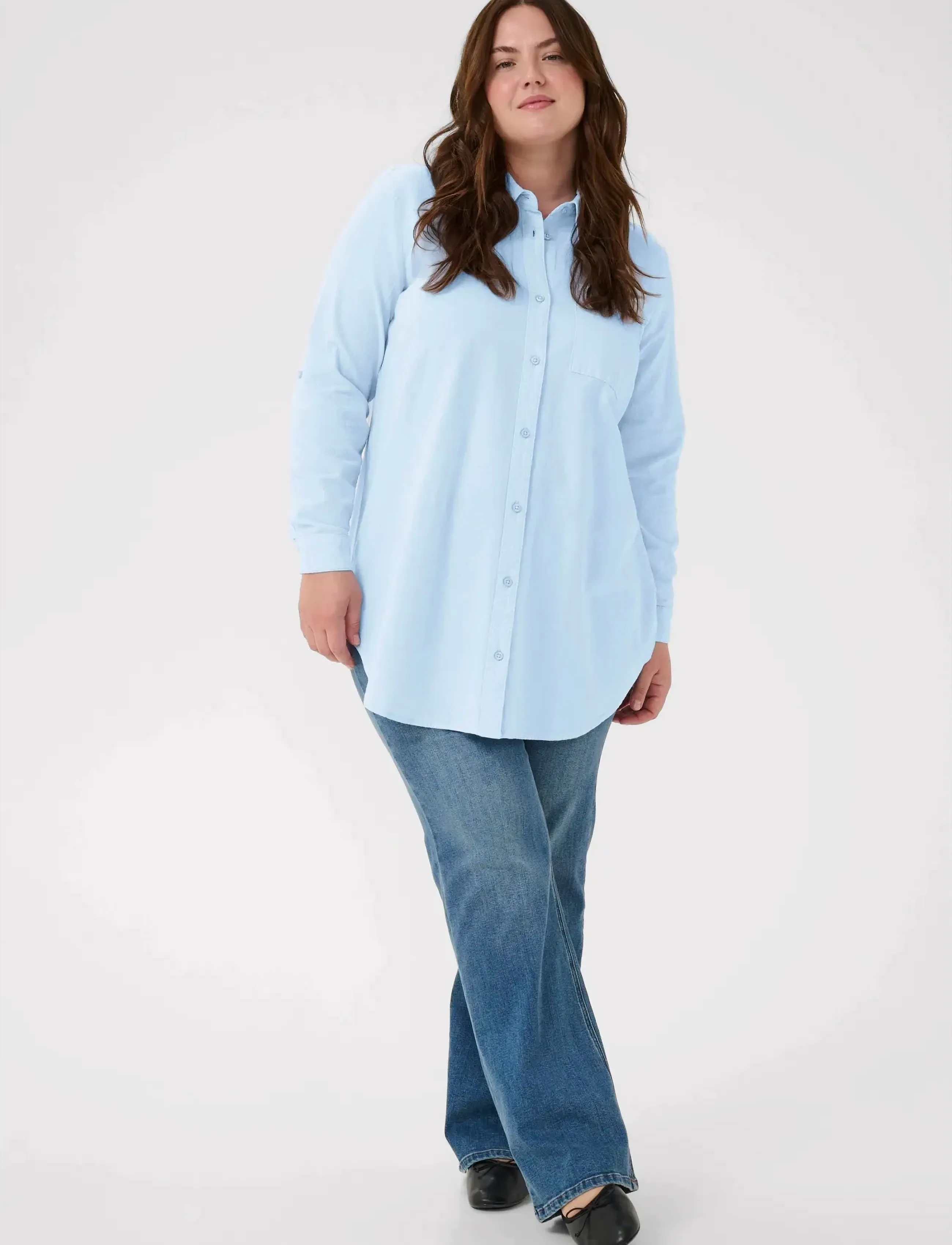 Kaffe Curve - KCnana Shirt Tunic - tuniken - windsurfer - 3