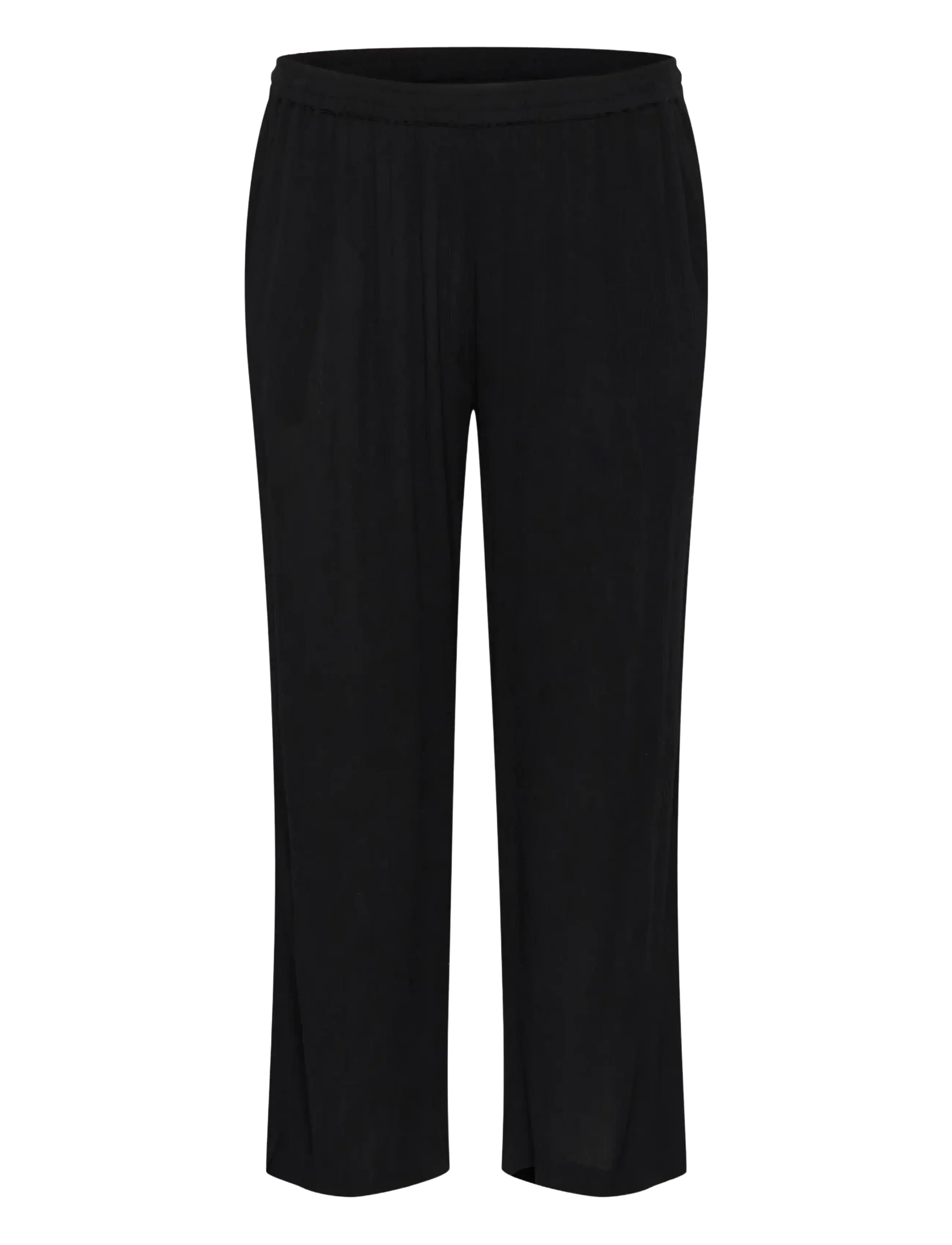 Kaffe Curve - KCdacina Ami Pants - hosen mit weitem bein - black deep - 1