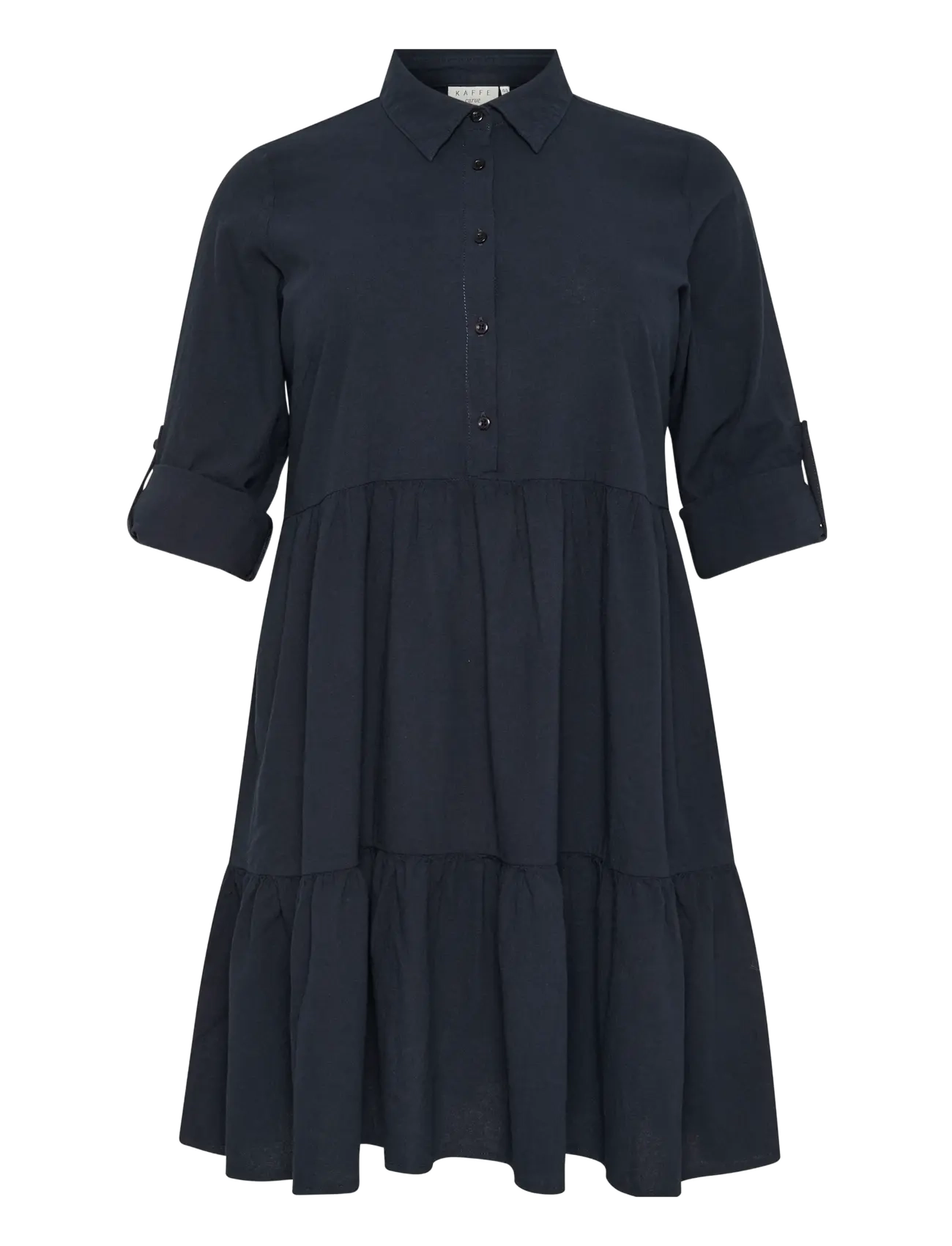 Kaffe Curve - KCnana Dress - midnight marine - 1