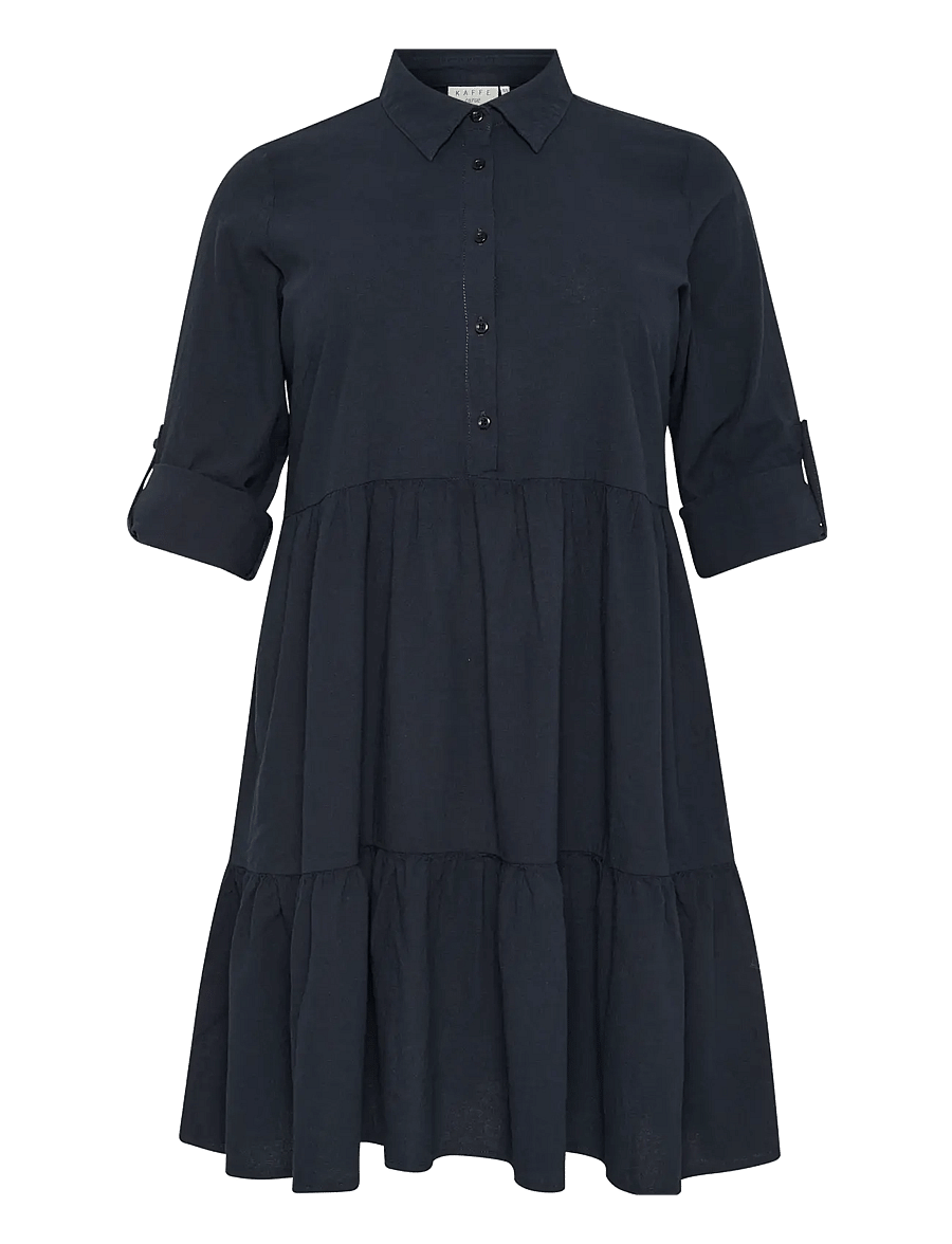 Kaffe Curve - KCnana Dress - midnight marine - 1