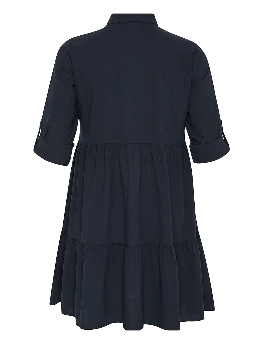 Kaffe Curve - KCnana Dress - midnight marine - 2