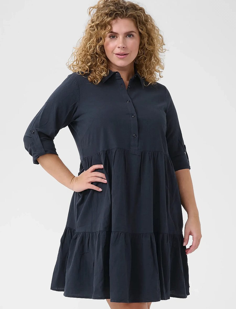 Kaffe Curve - KCnana Dress - midnight marine - 0