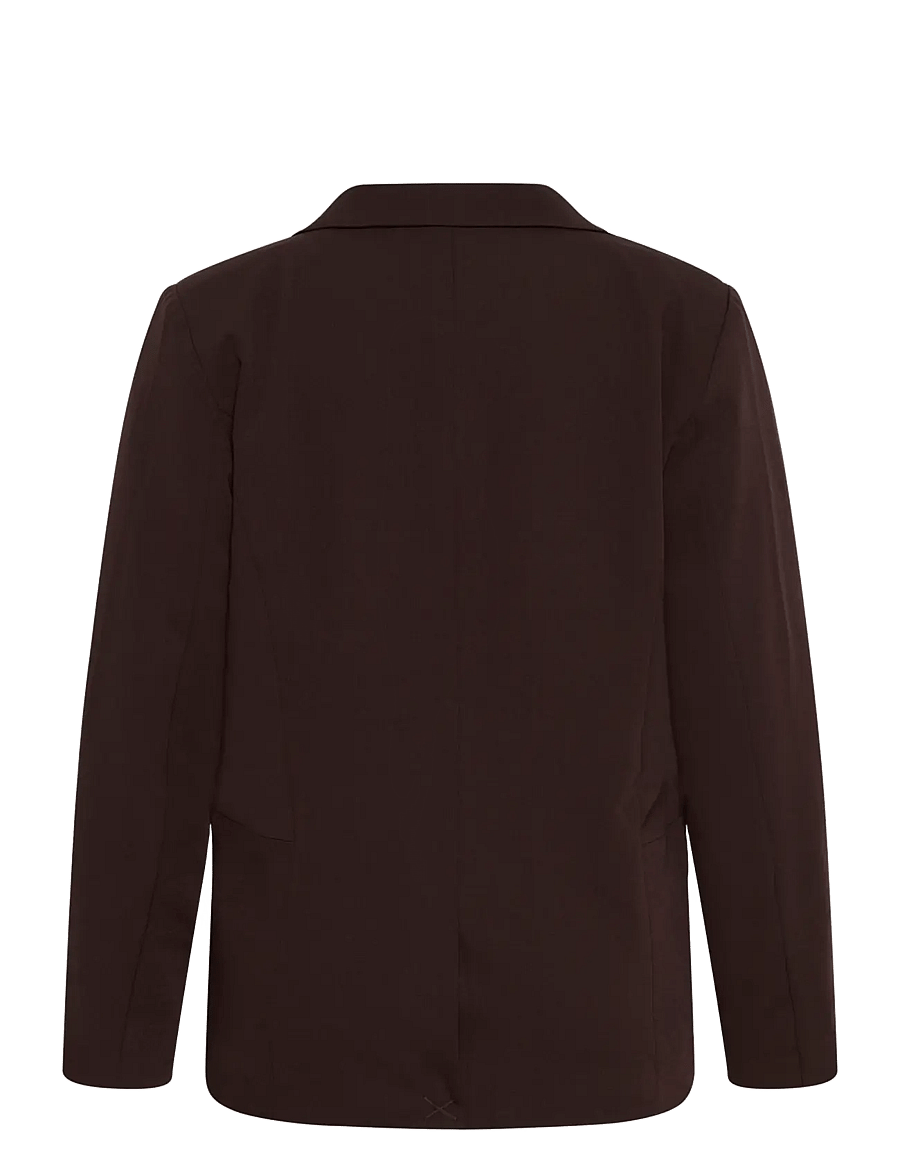 Kaffe Curve - KCsakira Blazer - enkeltradede blazere - coffee bean - 1