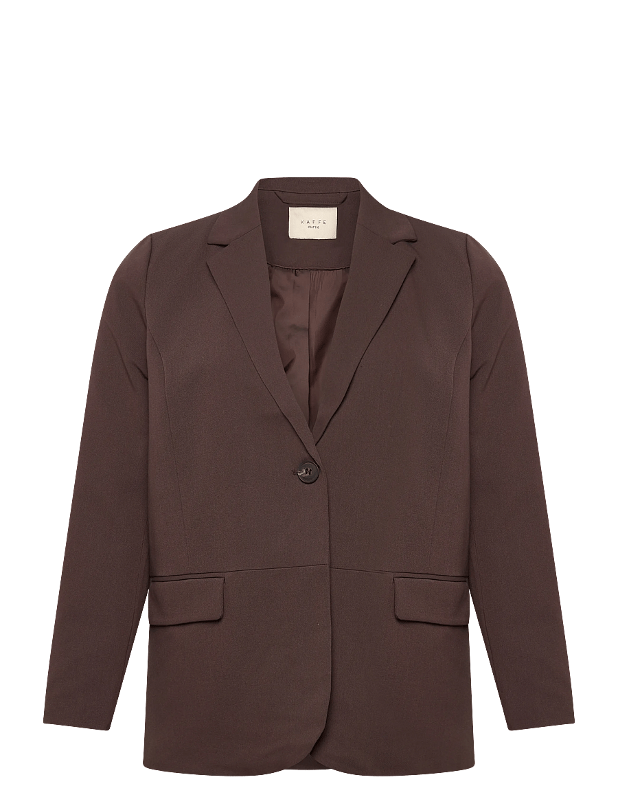 Kaffe Curve - KCsakira Blazer - einreihige blazer - java - 0