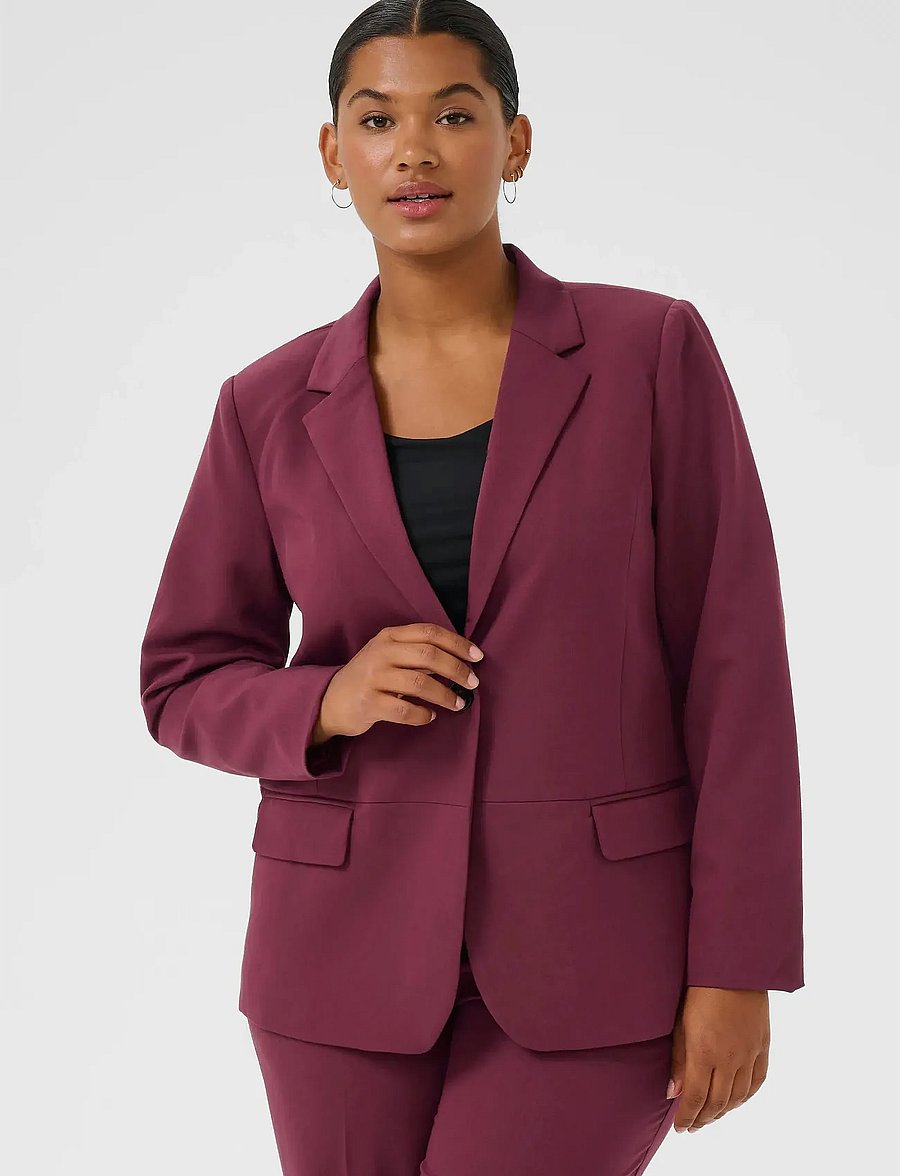 Kaffe Curve - KCSAKIRA BLAZER - einreihige blazer - windsor wine - 0