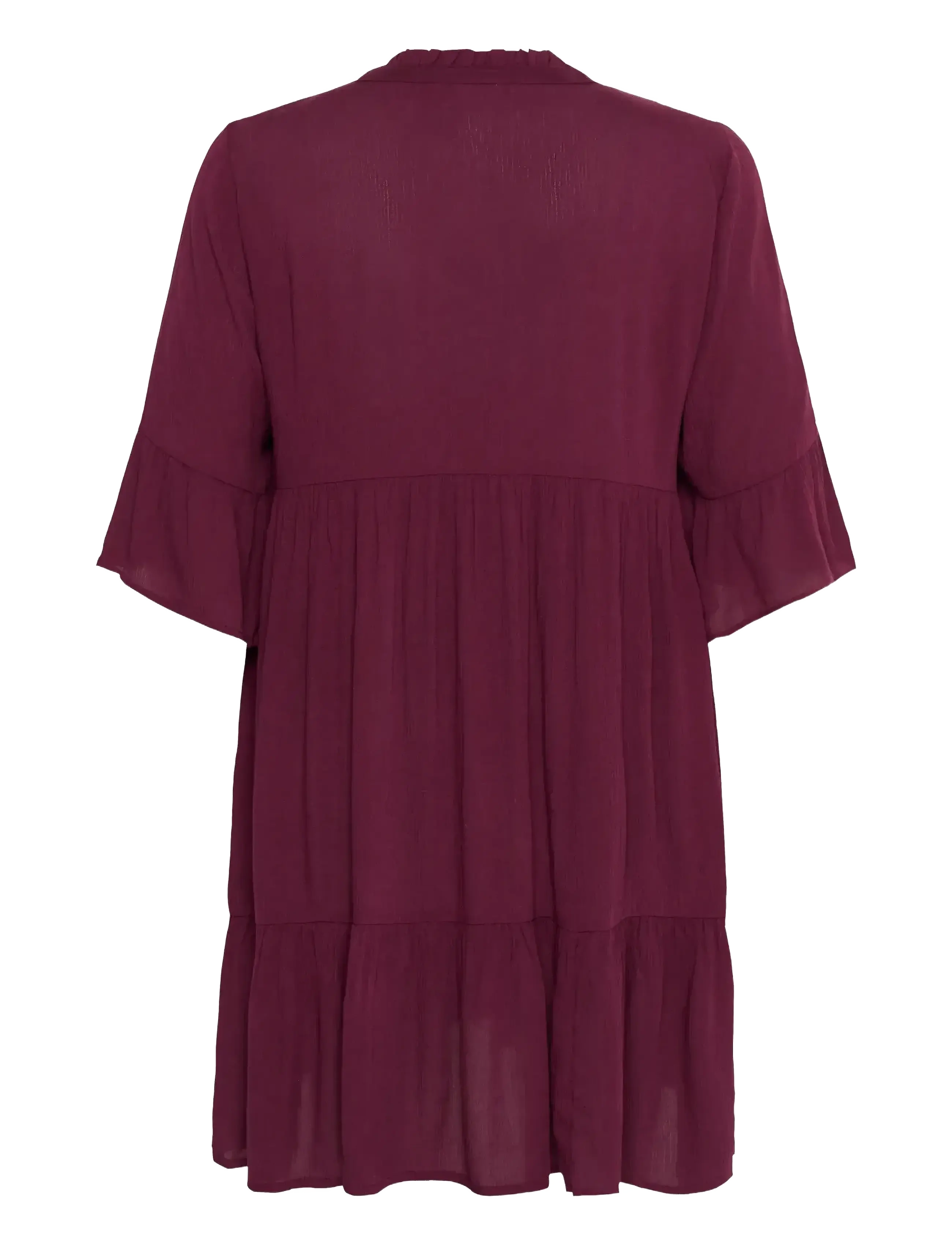 Kaffe Curve - KCmariana Ami Dress - windsor wine - 2