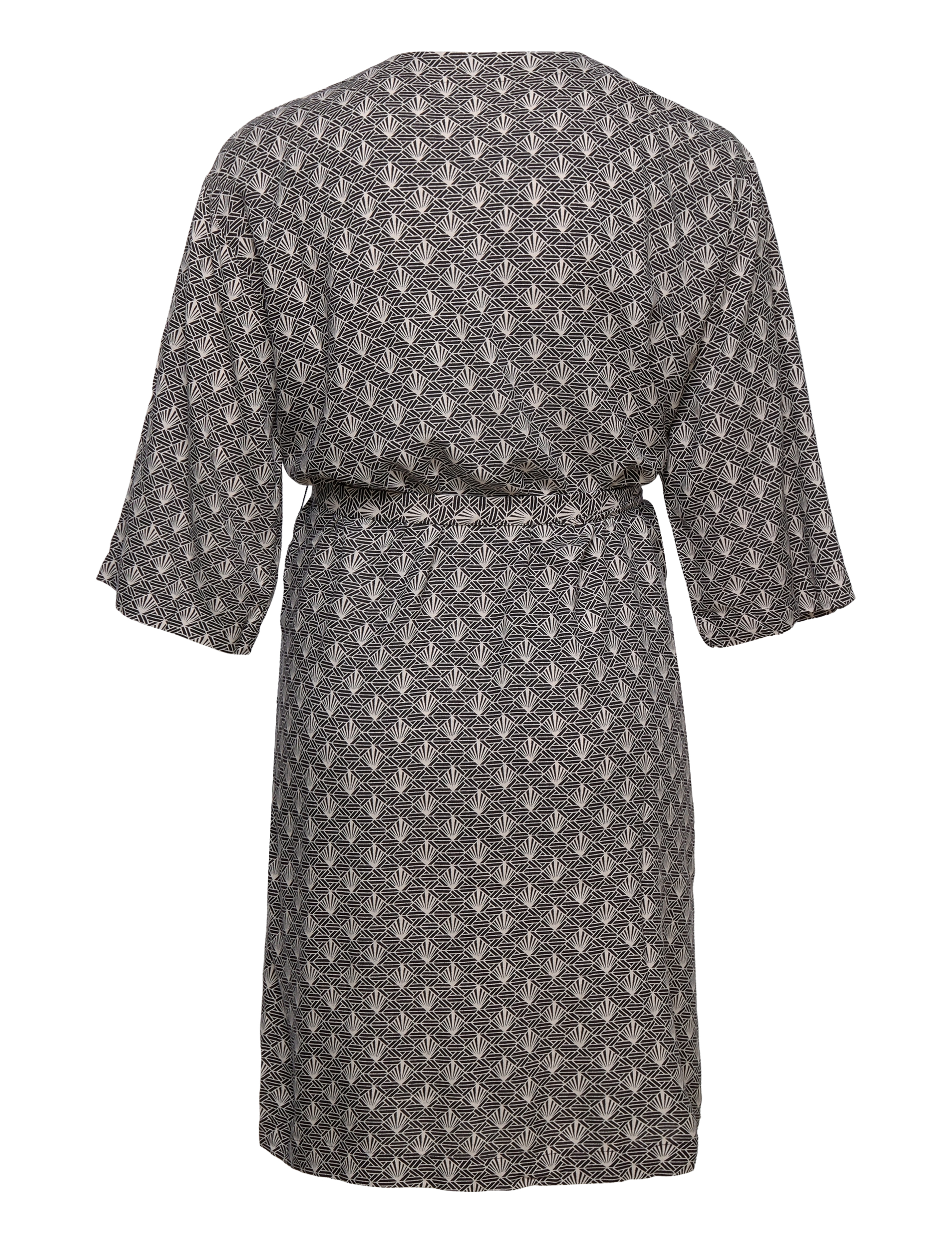 Kaffe Curve - KCvida Kimono - black / sand dollar graphic - 1