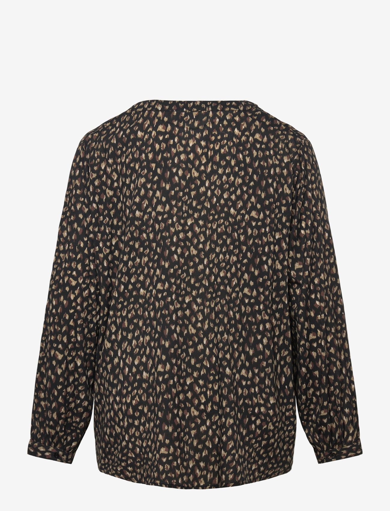 Kaffe Curve - KCjalu BBB Blouse - black/brown graphic dots - 1