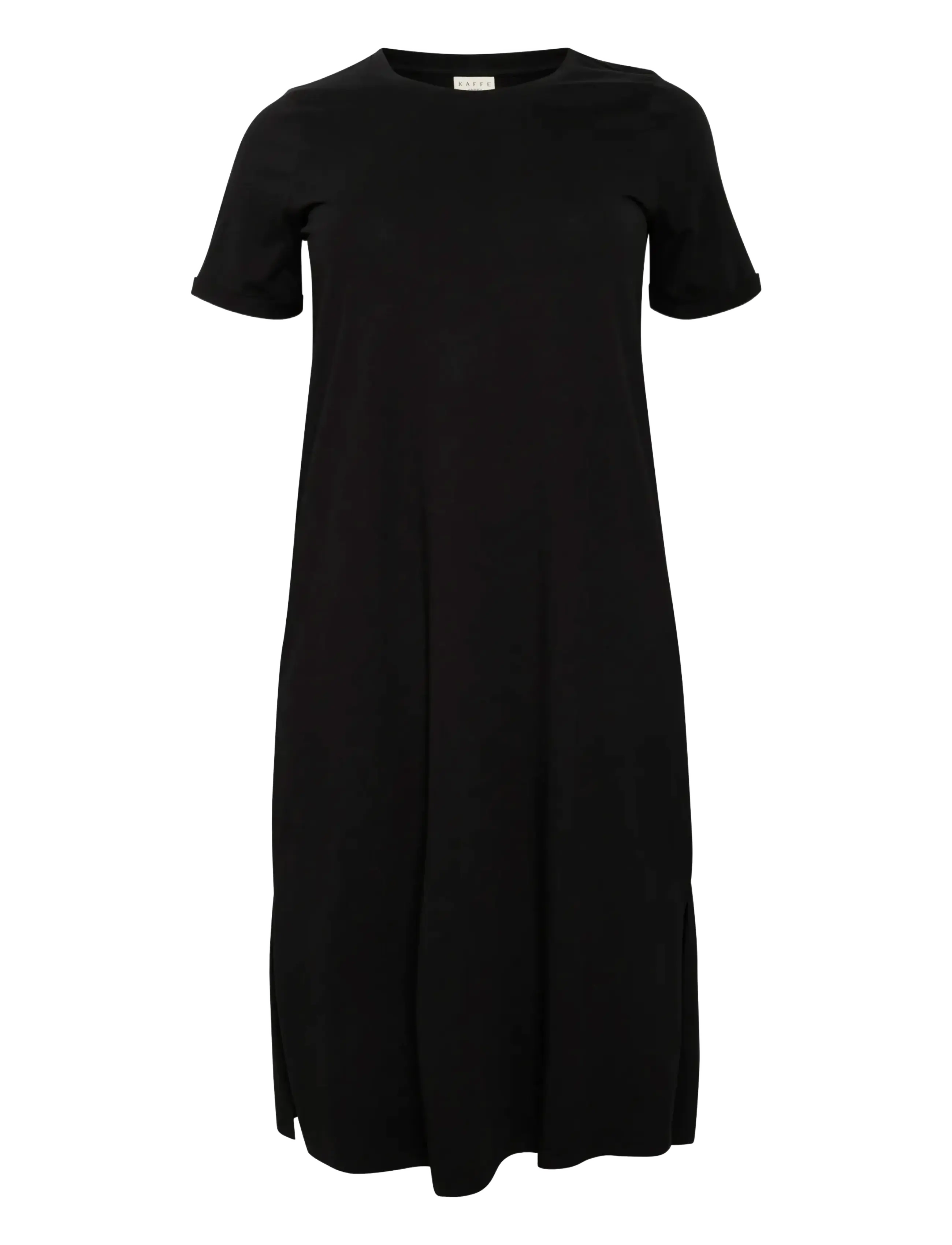 Kaffe Curve KCcaline Dress - Kläder - BLACK DEEP / black