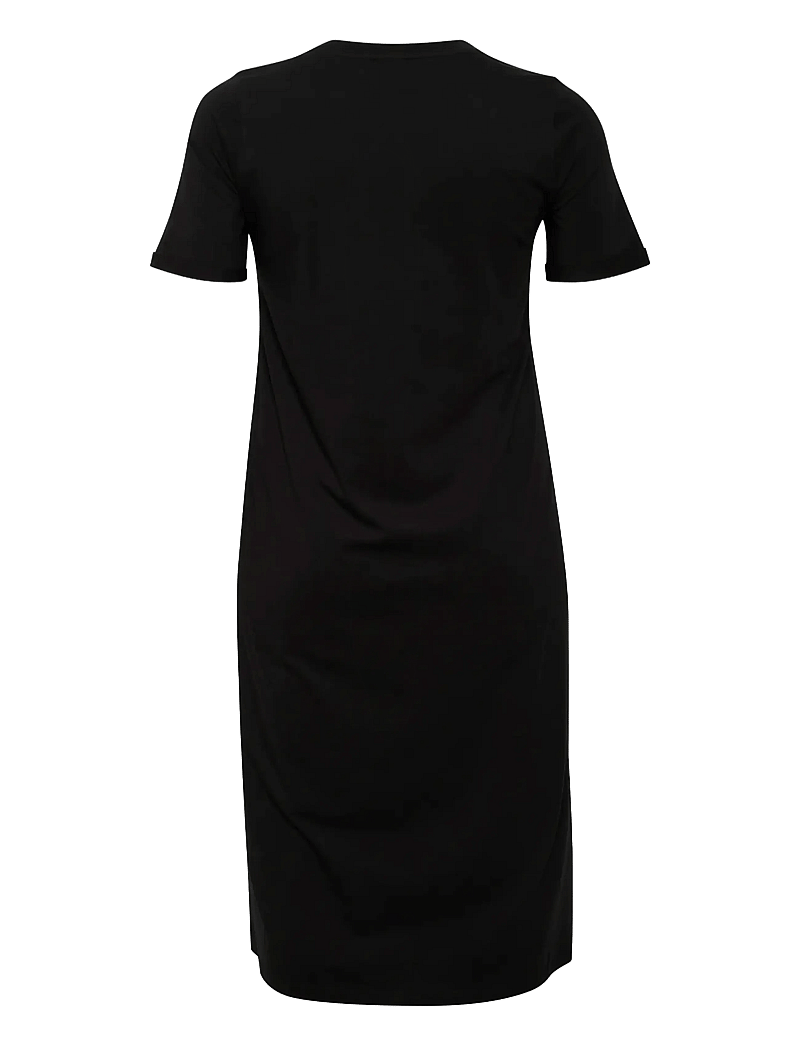 Kaffe Curve - KCcaline Dress - t-shirt-kleider - black deep - 2