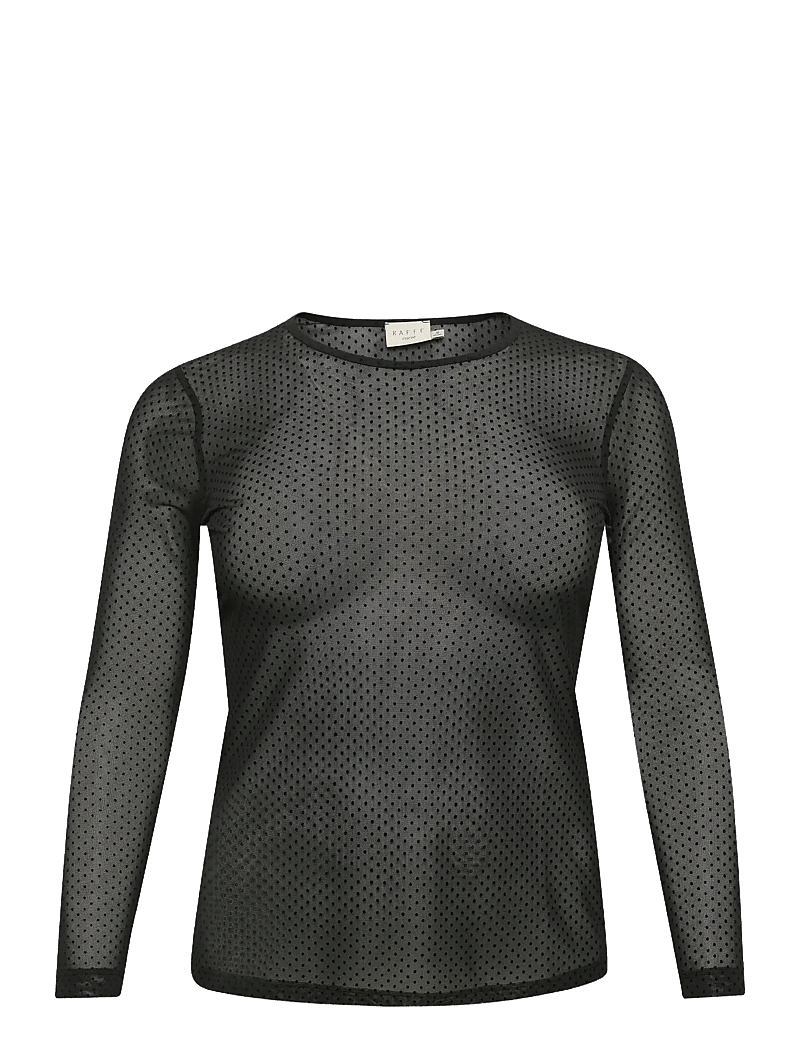 Kaffe Curve - KCflocku Blouse - black deep - 1